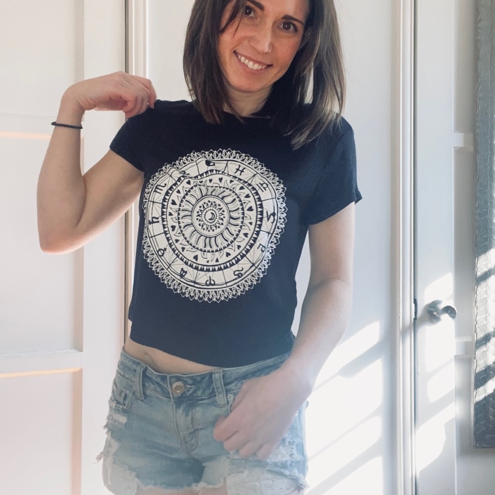 Zodiac crop top
